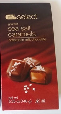 Select Sea Salt Caramel Milk Chocolat Pralines 148g