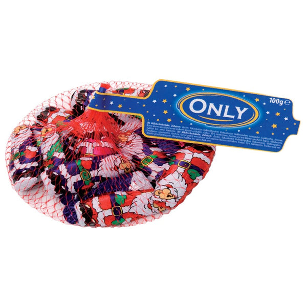 Only Santas chocolate Bag 100g / 22