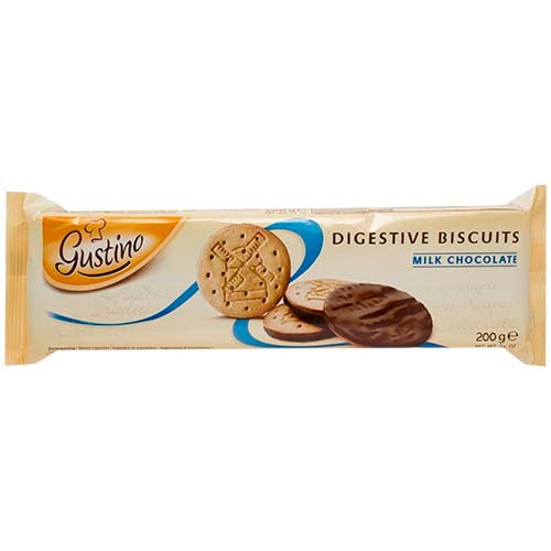 Gustino Digiestive Milk Cakes 200g