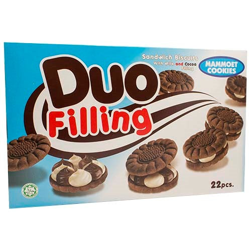 Mammoet Cookies Duo Filing Milk And Cocoa 22 / 228g