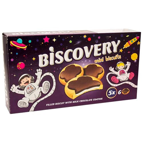 Biscovery Mini Biscuits With Milk 190g