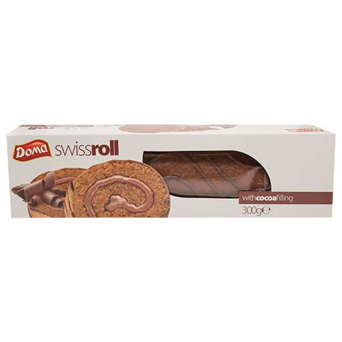 Doma Swissroll With Cocoa Filling Rolada 300g