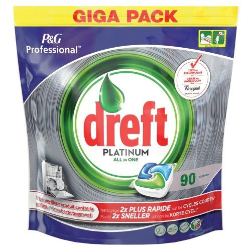 Dreft Platinum All in One Tabs 86 / 90pcs 1.3kg