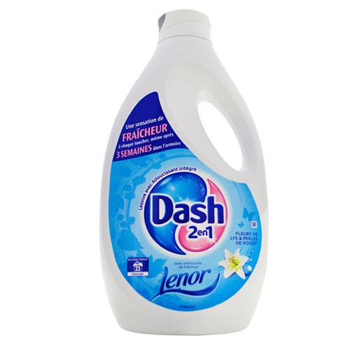 Dash 2in1 De Rosee Gel 25p 1.8L