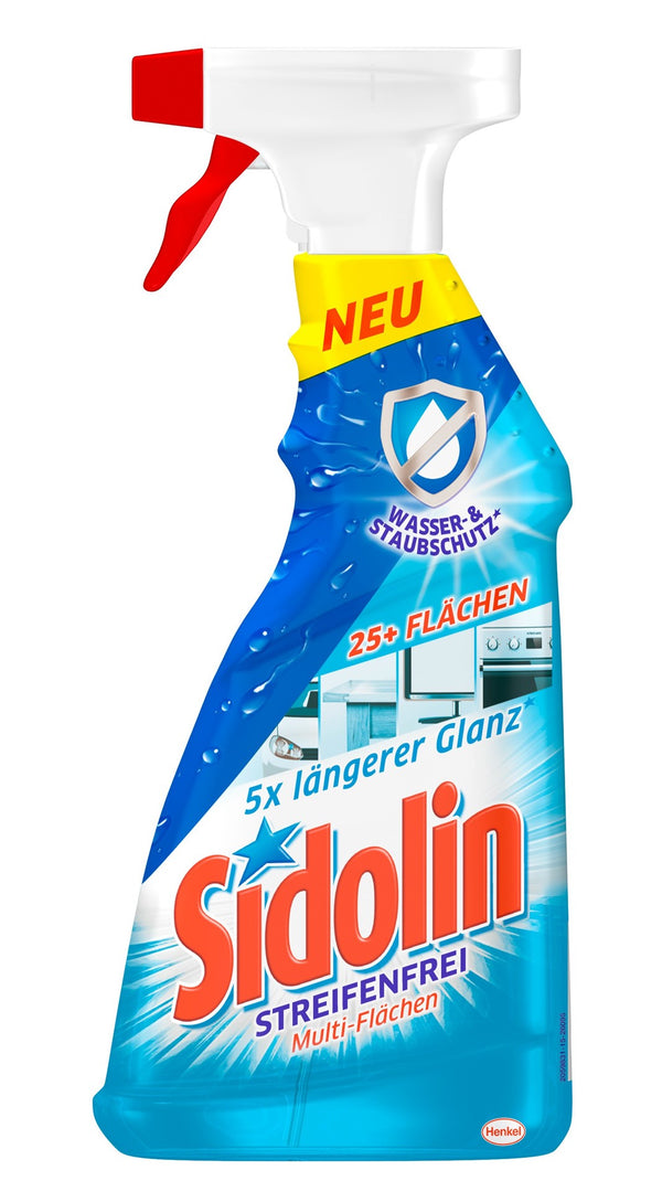 Sidolin Streifenfrei Multi Flachen Spray 750ml