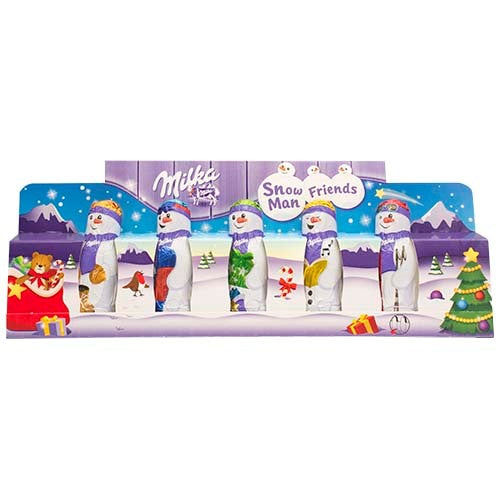 Milka Snow Friends Man Figures chocolate 5pcs 75g