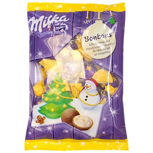 Milka Bonbons Milchcreme Mit Haselnuss X-Mas 86g