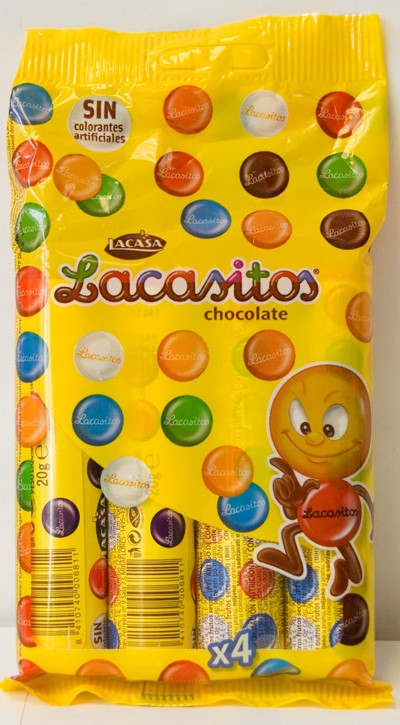 Lacasitos Candy Tubes 4x20g