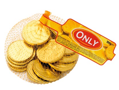 Only Chocolate Coins 100g