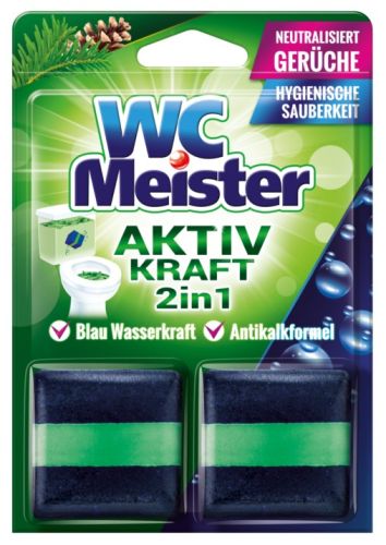 WC Meister Aktiv 2in1 Forest Coloring Cube 2x50g