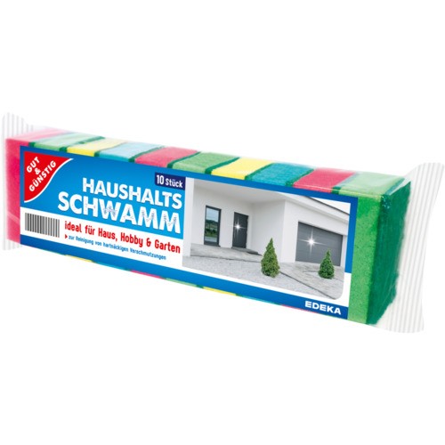 G&G Haushaltsschwamm Washing Sponges 10 pcs