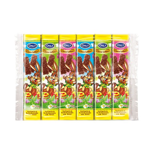 Only Easter Lollies sticks 6x15g / 40