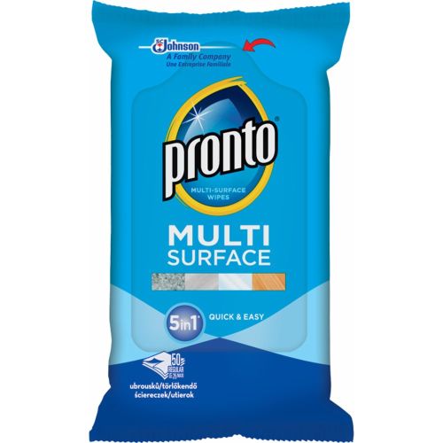 Pronto Multi Surface 5in1 Wipes 50pcs