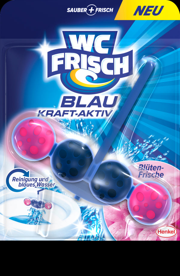 WC Frisch Blau Bluten-Frische WC Pendant 50g