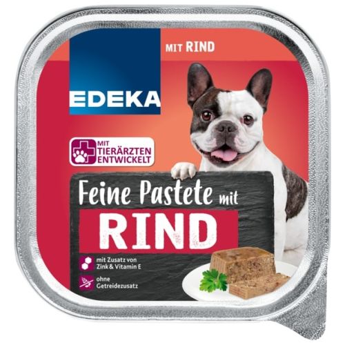 Edeka Feine Pastete Rind for Dog 300g