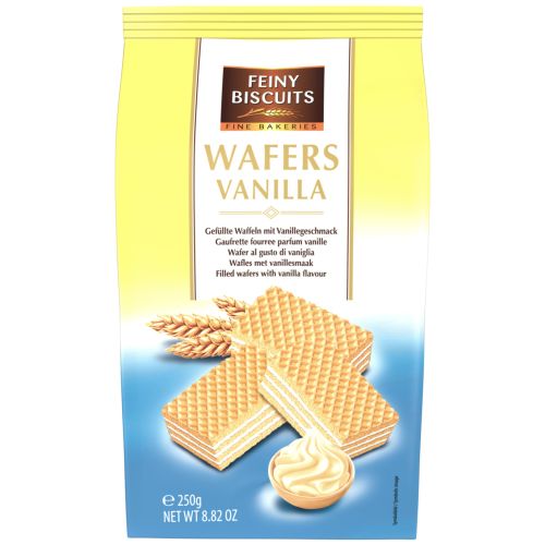 Feiny Biscuits Wafers Vanilla 250g bag