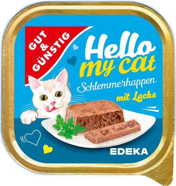 G&G Hello My Cat Schlemmerhappen Lachs 100g