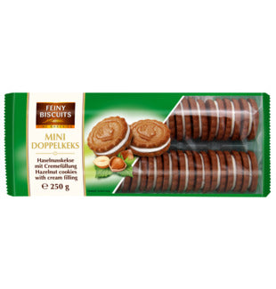 Feiny Biscuits Mini Doppelkeks Haselnuss 250g