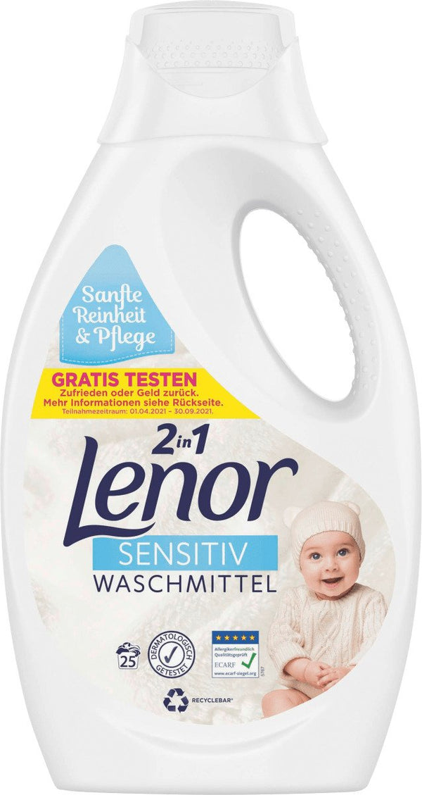 Lenor 2in1 Sensitive Gel 19p 1L