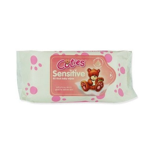 Cuties Sensitive Wet Wipes 80pcs