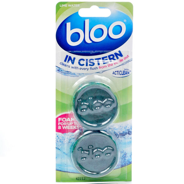 Bloo WC Tabs Acticlean Fresh Lime 2x38g