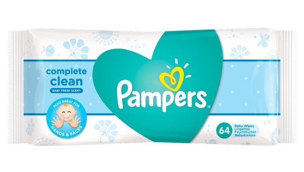 Pampers Fresh Complete Clean Wipes 64pcs