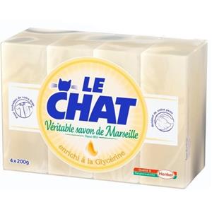 Le Chat Marseille soap 4x200 800g