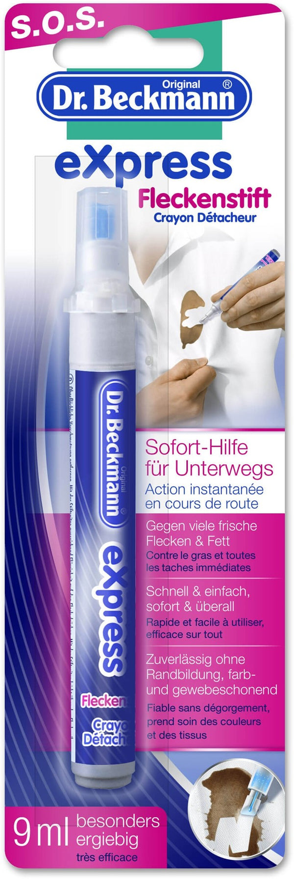 Dr. Beckmann Express Fleckenstift odpl 9ml –