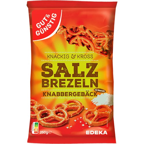 G&G salt Brezeln Salted Pretzels 250g