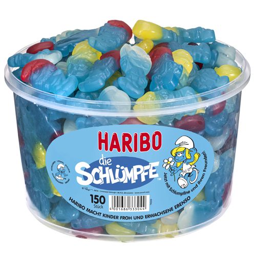 Haribo Die Schlumpfe 150pcs, 1.3kg