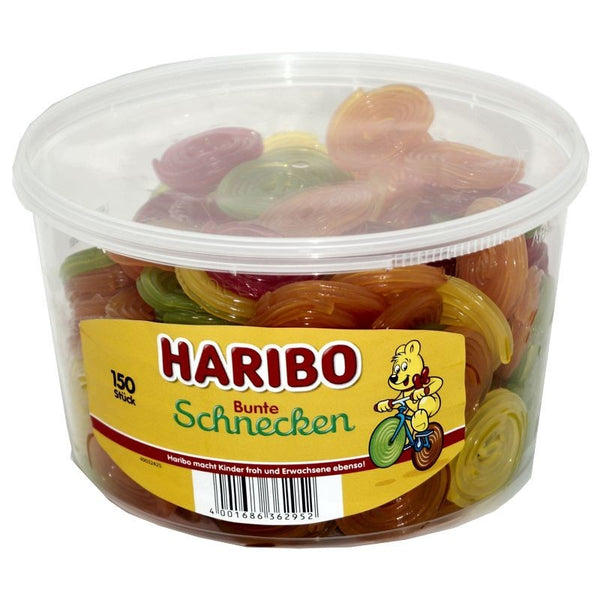 Haribo Frucht Schnecken 150pcs 1.2kg