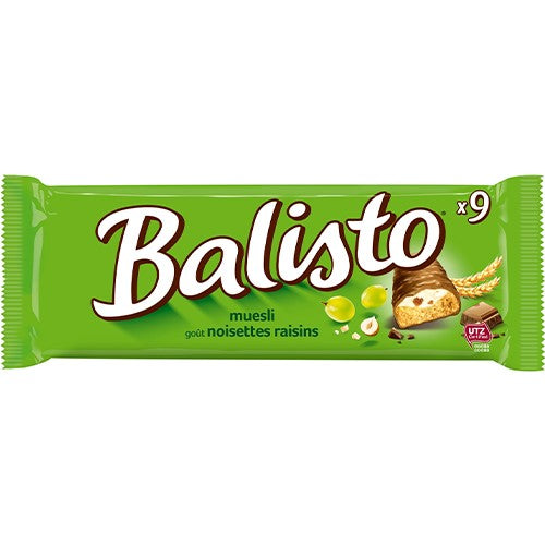 Balisto Muesli Bars 9pcs 166.5g