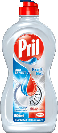 Pril Duo Efect Liquid for Dishes 500ml