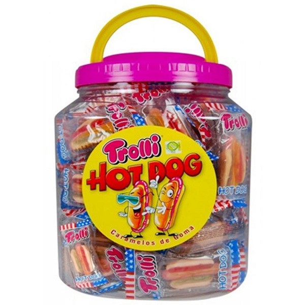 Trolls Hot Dog Bucket 60pcs 600g