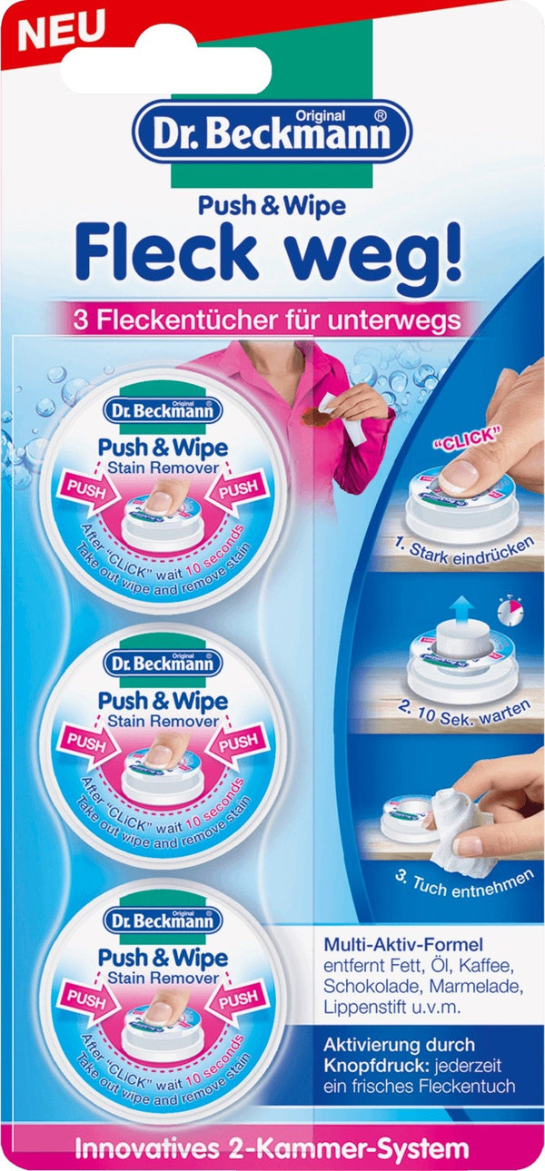 Dr. Beckmann Fleck Weg Wipes Unpl 3x4ml