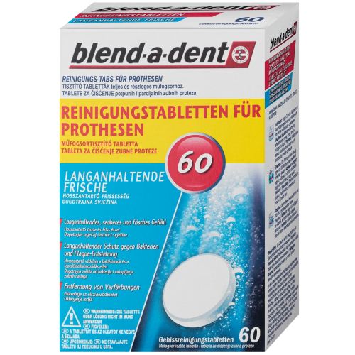 Blend-a-dent Frisch Tabs For Denture 60pcs 108g