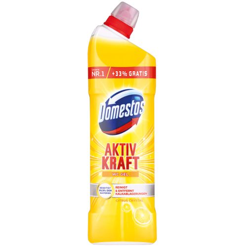 Domestos Aktiv Kraft Citrus WC Gel + 33% Free 1L