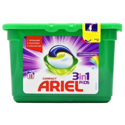 Ariel 3in1 Pods Color Caps 18p 486g