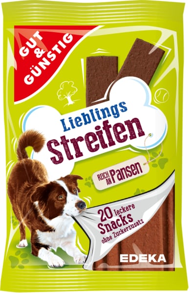 G&G Lieblings Streifen Pansen for Dog 20pcs 200g