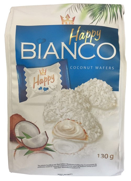 Flis Happy Bianko Coconut Wafers 130g