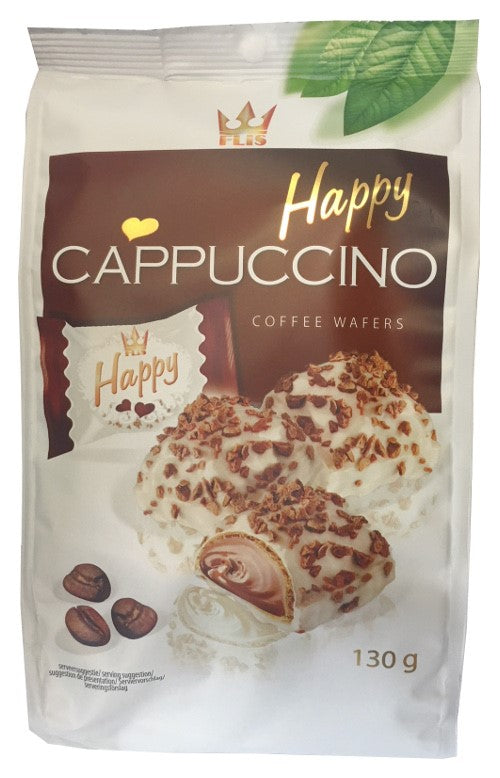 Flis Happy Cappuccino Coffe Wafers Wafers 130g