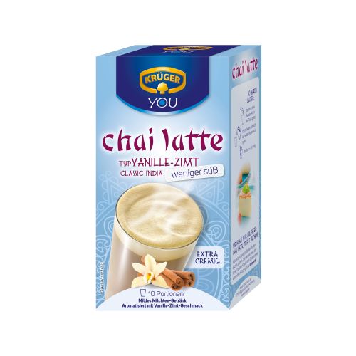 Kruger Chai Latte Vanille Zimt Weniger 10pcs 250g