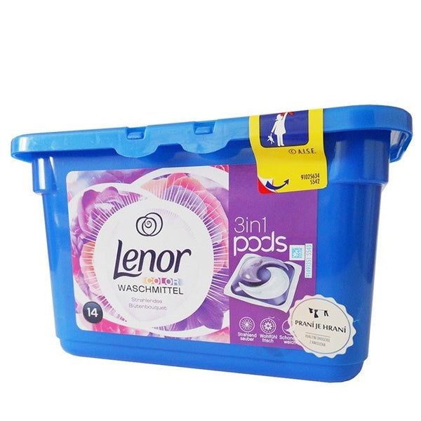 Lenor 3in1 Pods Color Blutenbouquet 14p 369g