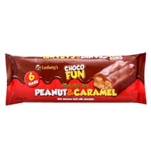 Choco Fun Peanut Caramel Bars Bars 6pcs 216g