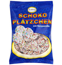 Goldring Schoko Platzchen Checkers with Sprinkles 150g