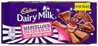 Cadbury Dairy Milk Jelly Poping Candy chocolatela 180g