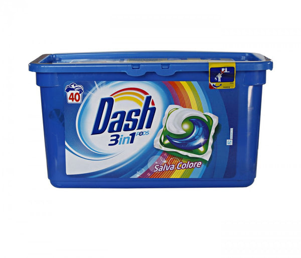 Dash 3in1 Washing Capsules Salva Color 40p 1196g