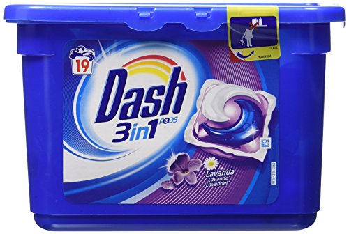 Dash 3in1 Lavenda Washing Capsules 19p 568.1g