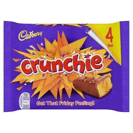 Cadbury Crunchie Bars 4pcs 104g