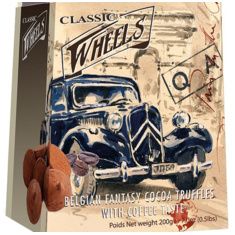 Classic Wheels Belgian Truffles Coffee 200g